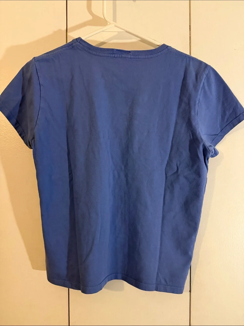 MOTHER  Blue Graphic Tee with UP IN SMOKE Print